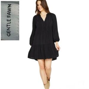 🌑✨Chic Gentle Fawn Isadora Holiday Dress – Black – Size Medium ✨🌑